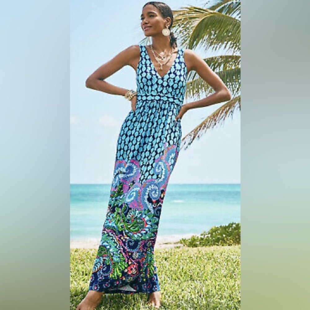 Lilly Pulitzer Giorgina Maxi Dress 0 New